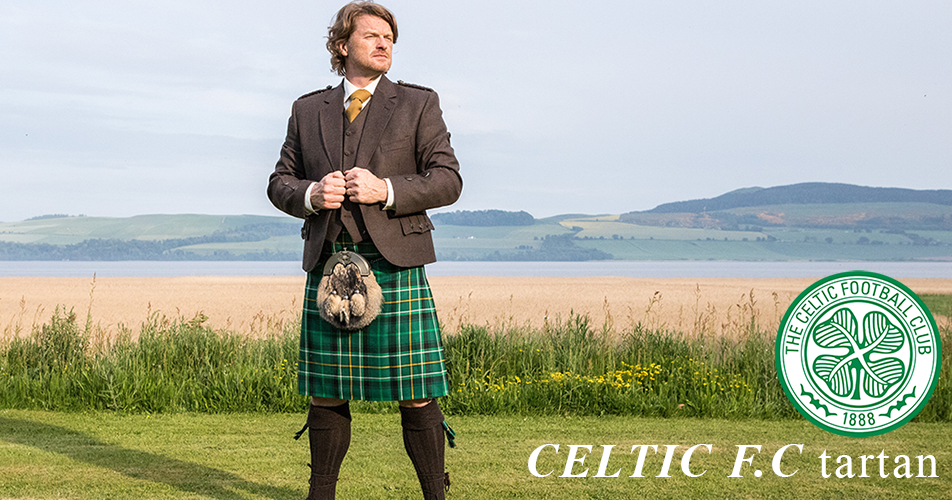 Celtic tartan fashion suit