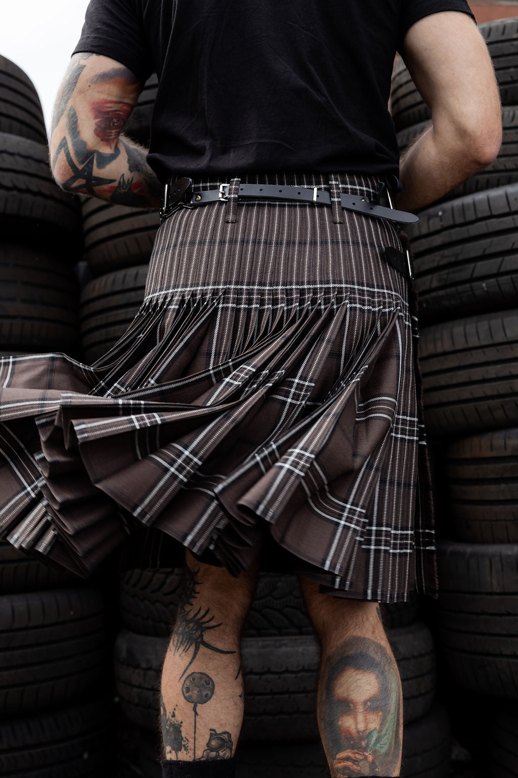 Bon Scott Touring Tartan Kilt