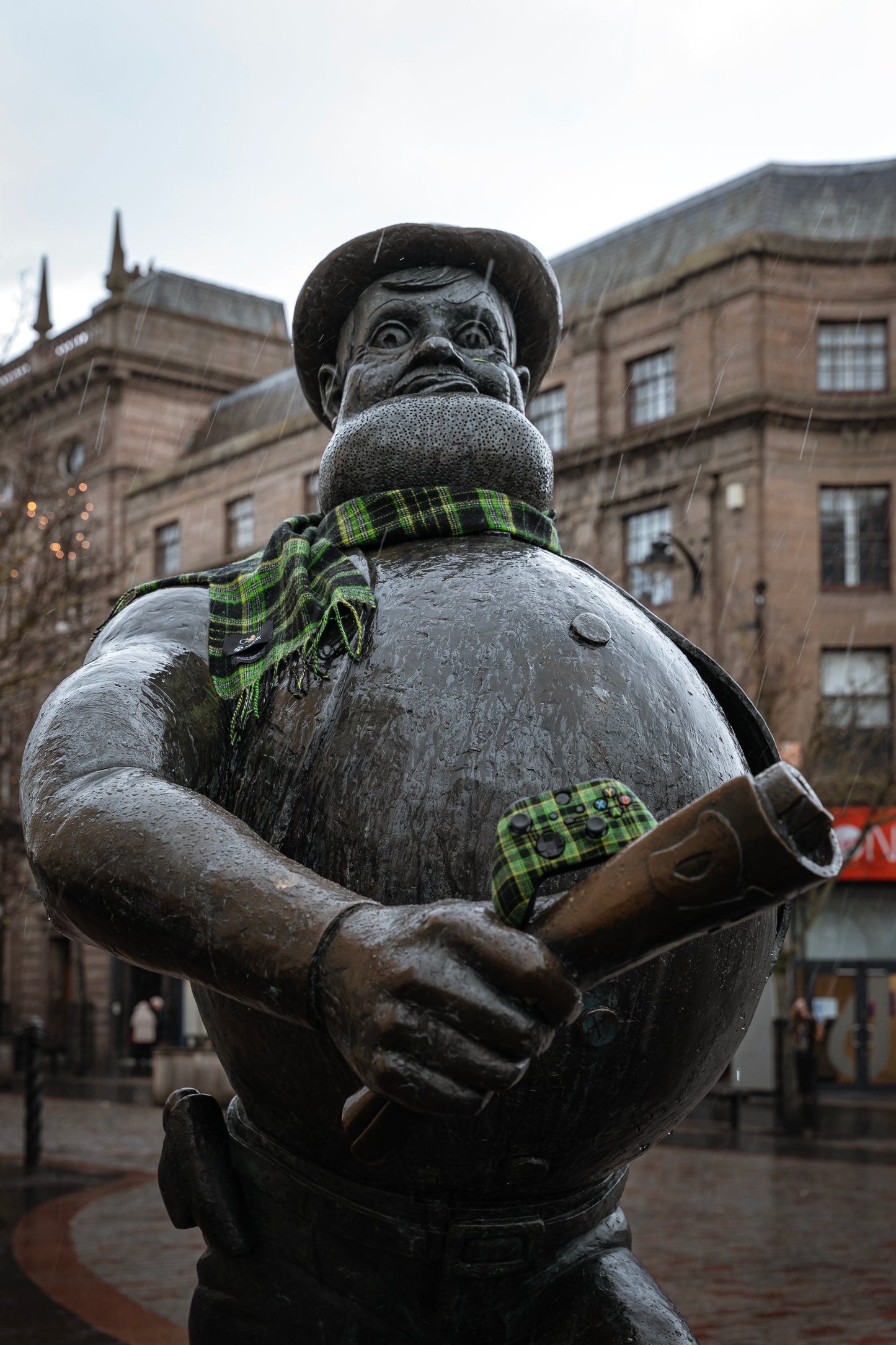 GNK x Xbox Tartan Lambswool Scarf