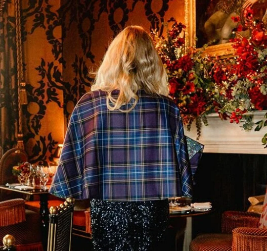Pure Wool Cape - Choose Your Tartan - Collarless Tartan Circle Cape with Liberty Fabric Lining