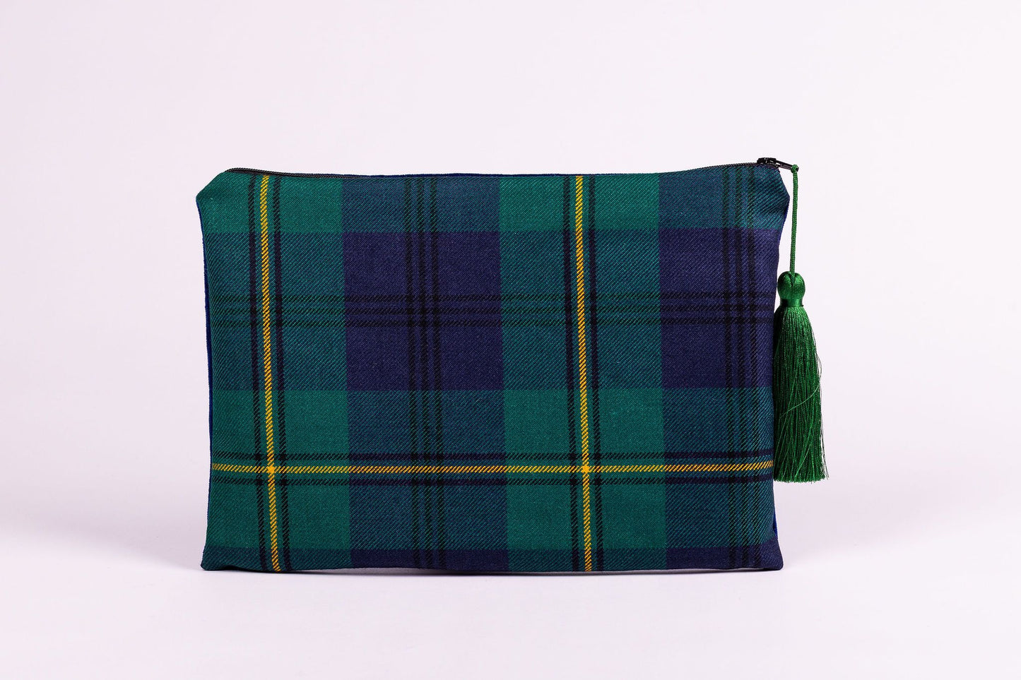 Velvet Backed Clutch Purse - Choose Your Own Tartan - Lined with Liberty Fabric