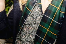 Load image into Gallery viewer, Pure Wool Scarf - YOUR OWN TARTAN - Scottish Tartan Lined with Liberty Fabrics