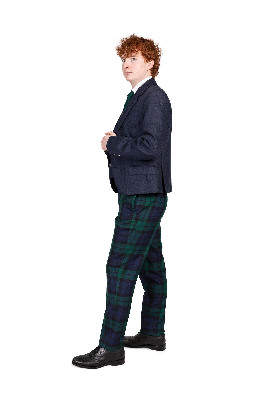 Black Watch Trews / Lovat Navy Tweed Hire Outfit