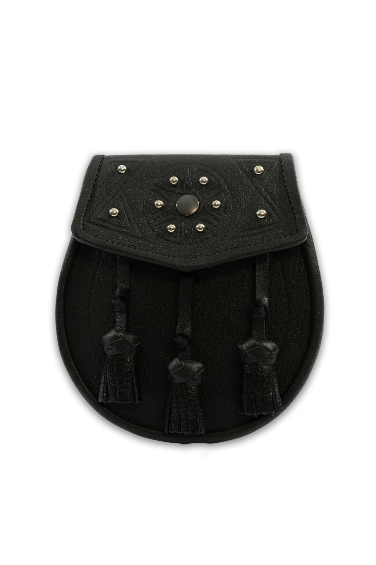 Studded Star Day Sporran (Black)