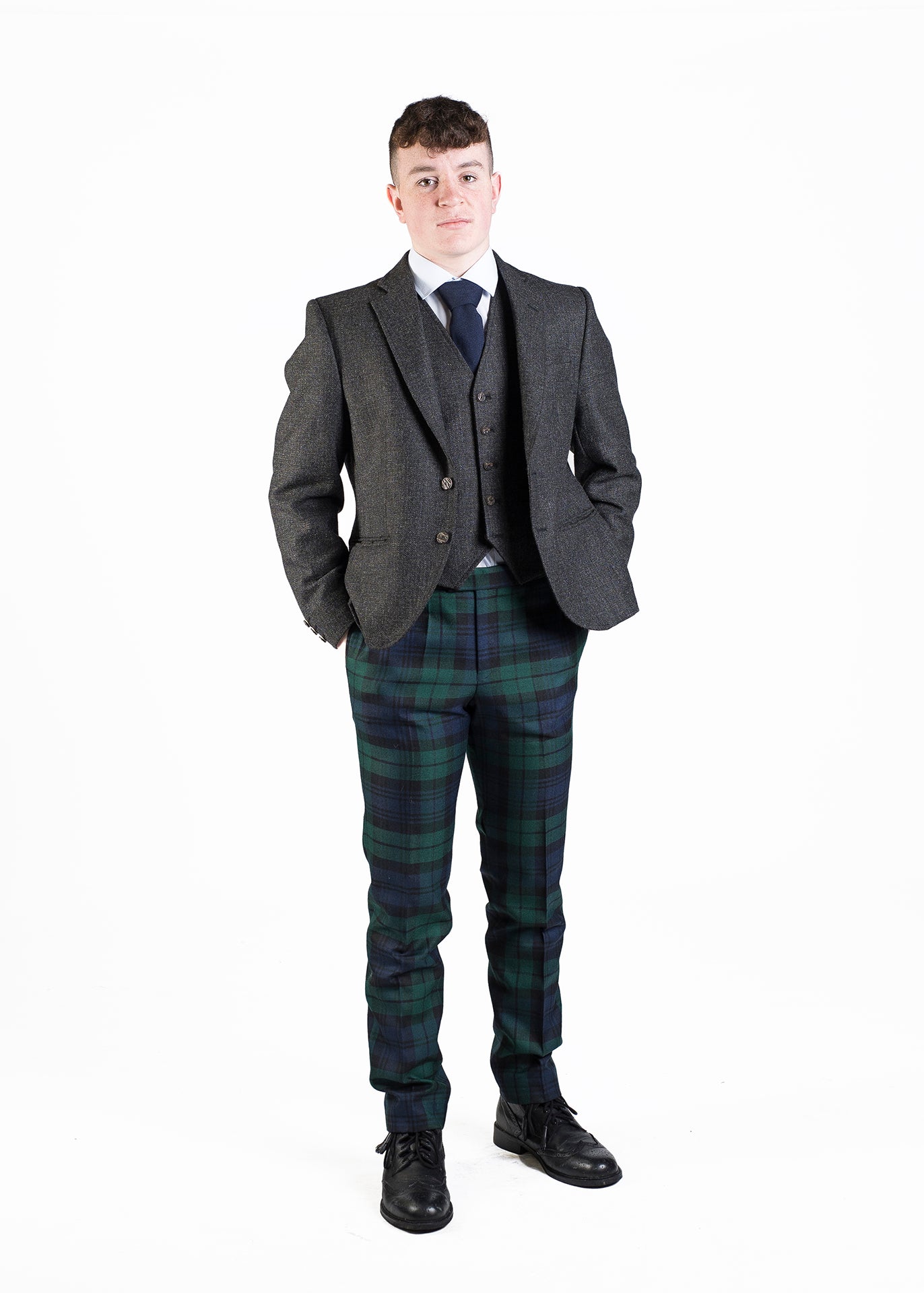 Black Watch Trews Lovat Charcoal Tweed Hire Outfit – Nicolson