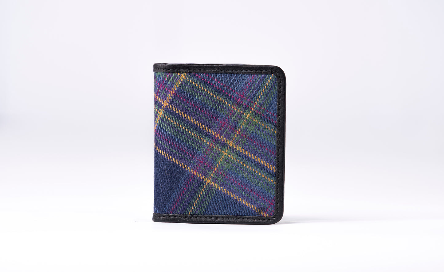 Tartan & Leather Card Case