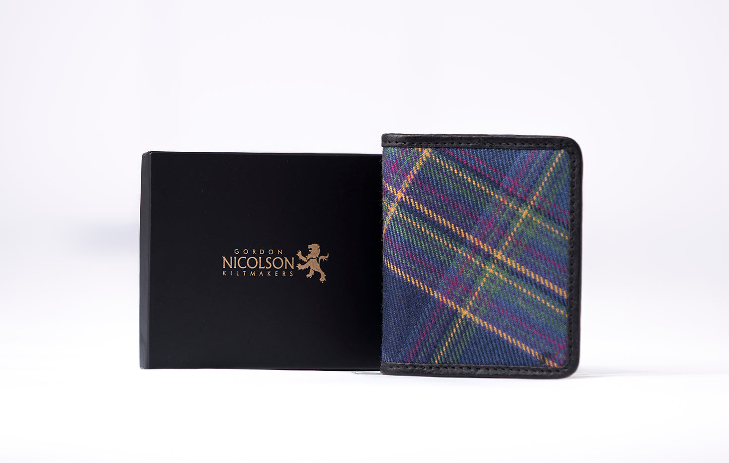 Tartan & Leather Card Case