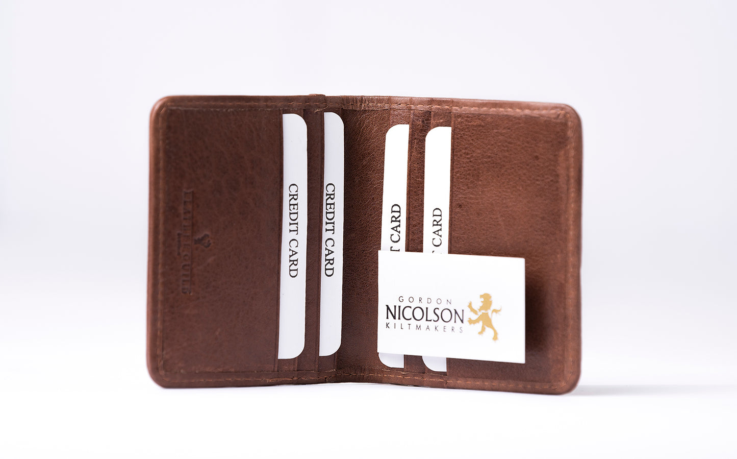 Tartan & Leather Card Case