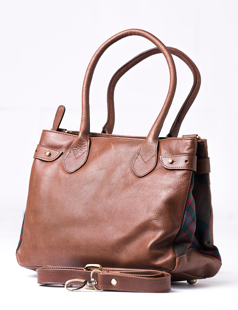 Tartan & Leather Ella Handbag