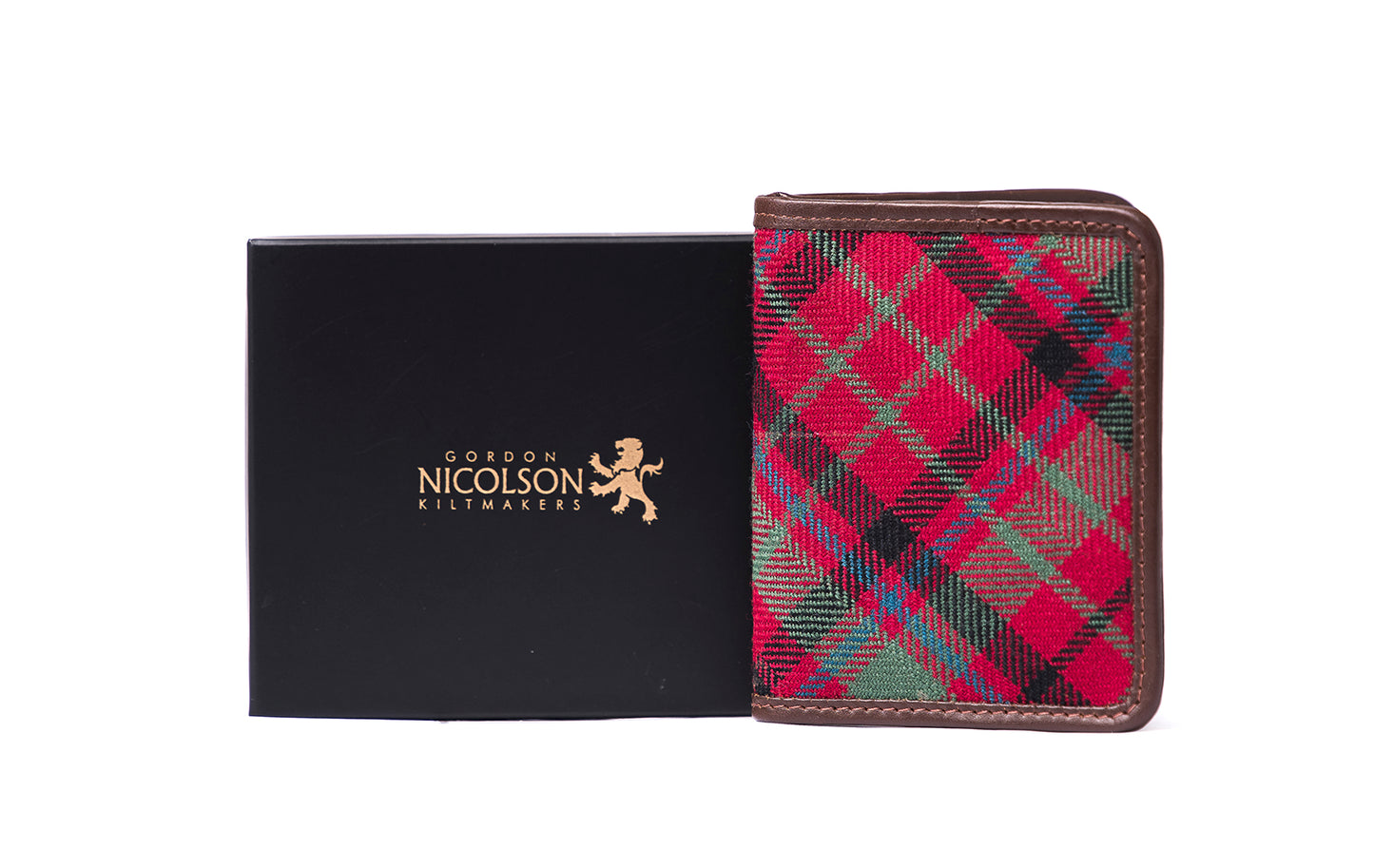 Tartan & Leather Card Case