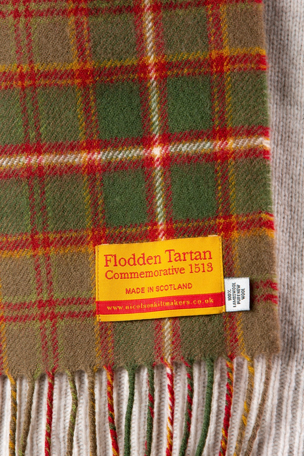 Flodden Tartan Lambswool Scarf