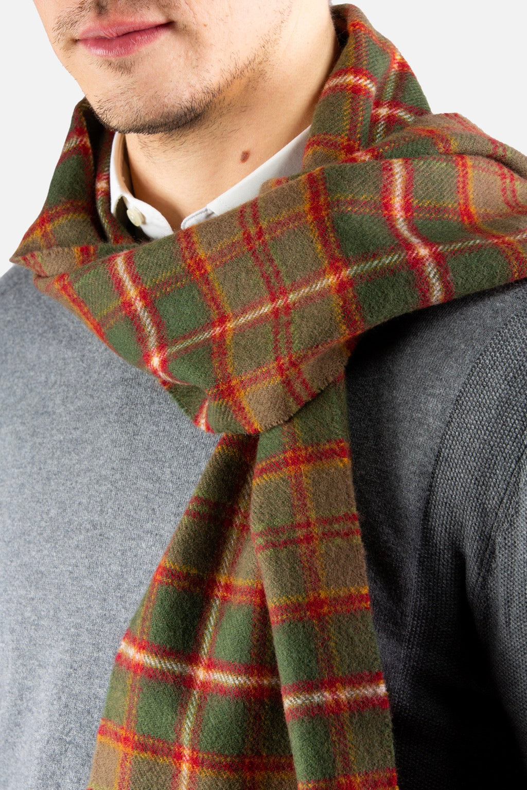 Flodden Tartan Lambswool Scarf