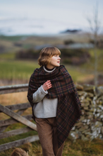 Load image into Gallery viewer, John Muir Way Tartan Shawl by LoullyMakes