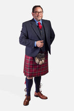 Load image into Gallery viewer, Red Nicolson Muted / Lovat Navy Tweed Hire Outfit