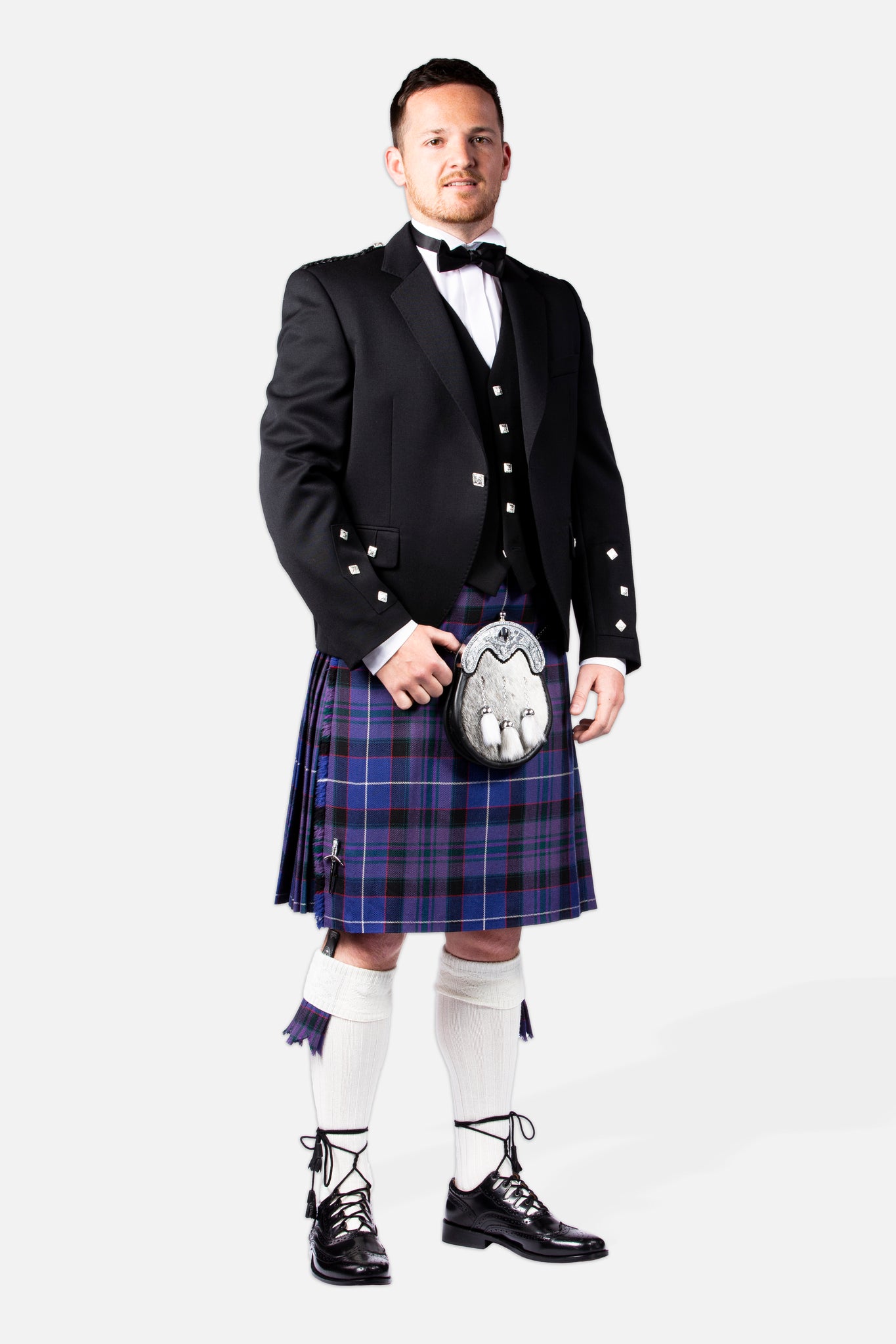 Western isles fashion tartan kilt