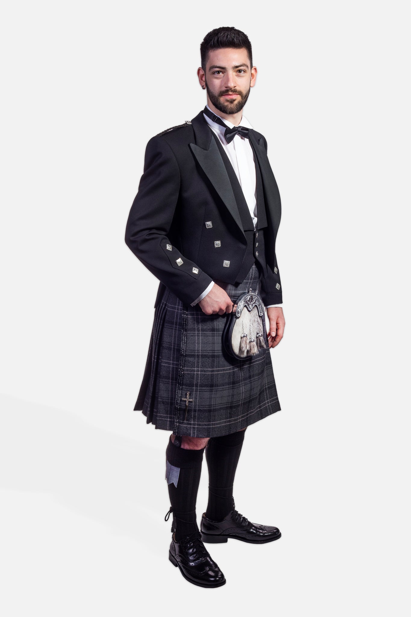 Highland Granite Prince Charlie Kilt Hire Outfit