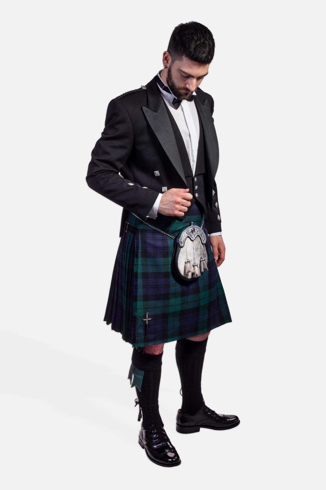 Black Watch Prince Charlie Kilt Hire Outfit