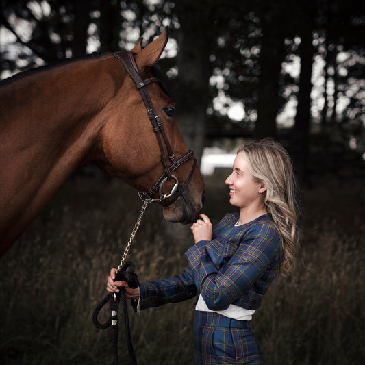 Summer Edmond: Horse Riding and Tartan