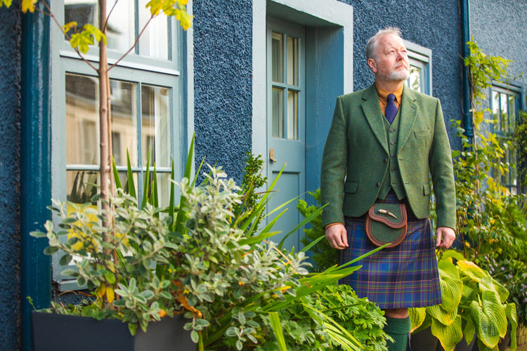 Lovat Green Tweed Kilt Hire Outfits