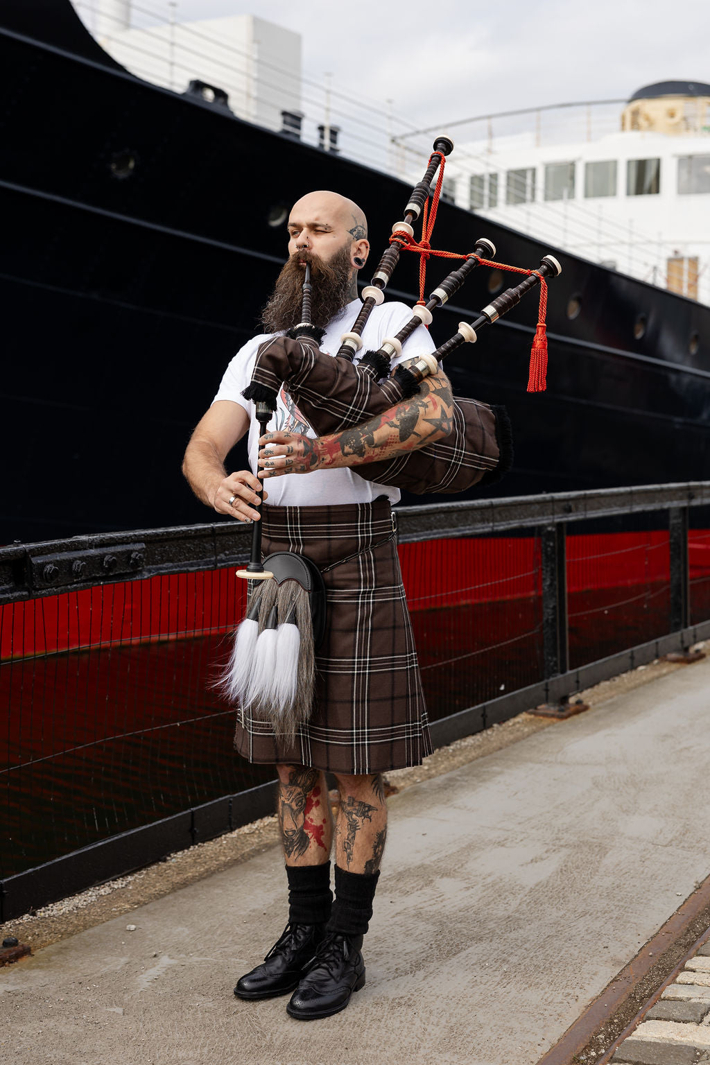 Bon Scott Touring Tartan Kilt