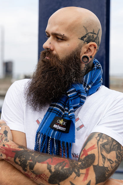 Bon Scott Heritage Tartan Lambswool Scarf