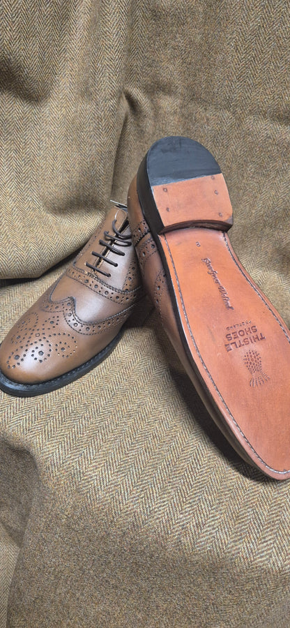 SALE Thistle Brogue (Camel)