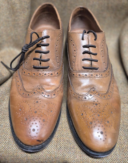 SALE EX-HIRE Thistle Brogue (Camel)-13 Wide