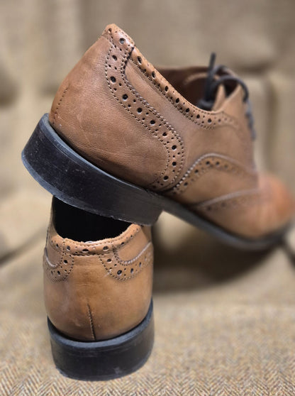 SALE EX-HIRE Thistle Brogue (Camel)-13 Wide