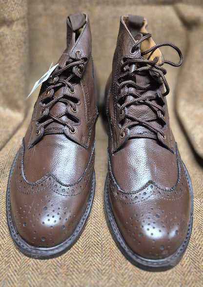 SALE Brown Ghillie Brogue Boot - 6.5 UK