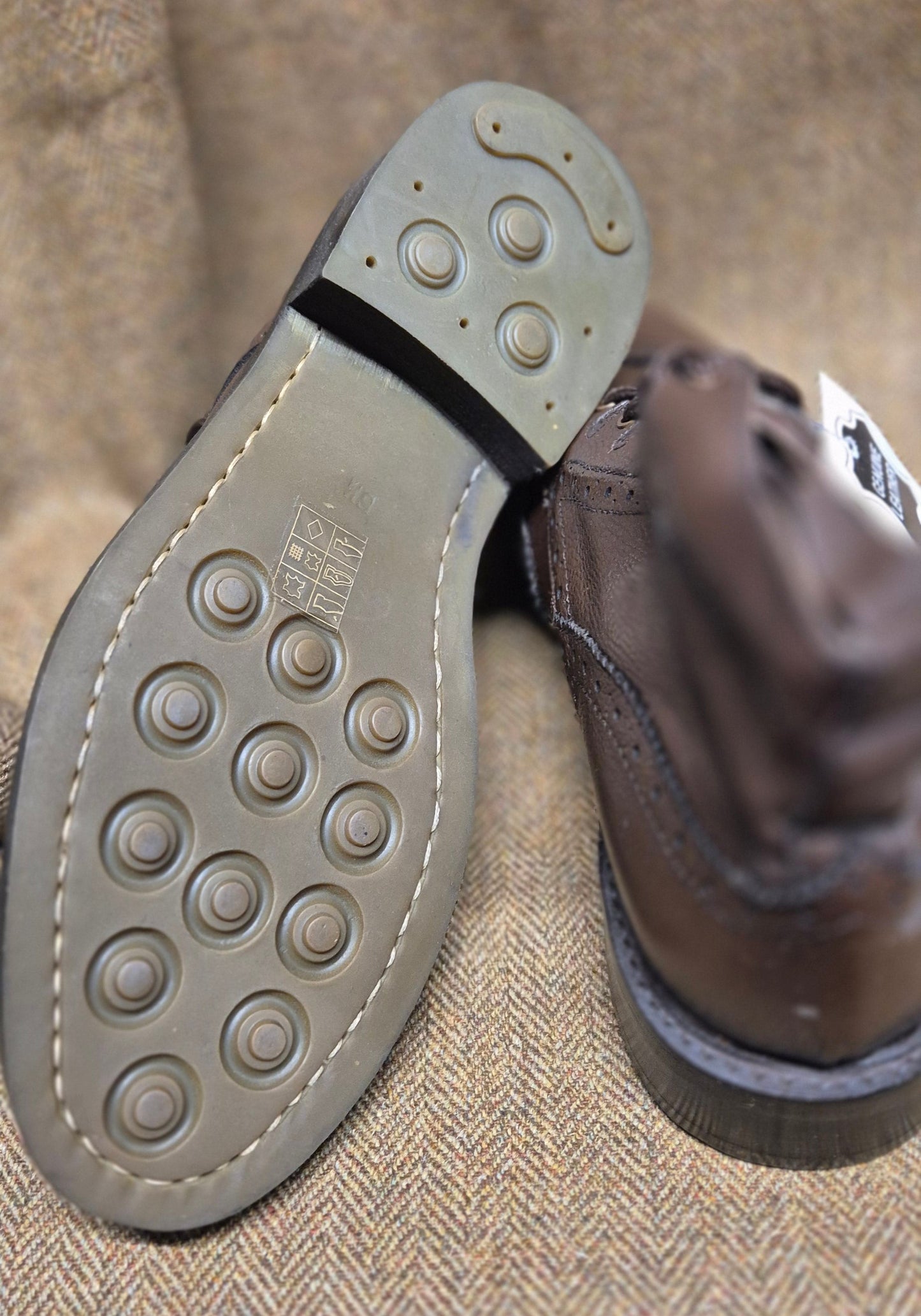 SALE Brown Ghillie Brogue Boot - 6.5 UK