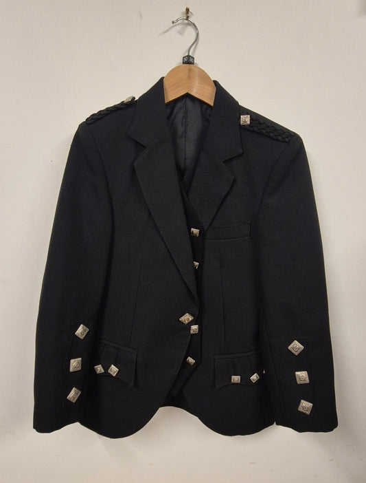 Ex-Hire KIDS Argyll Jacket and waistcoat - Buttoned Cuff