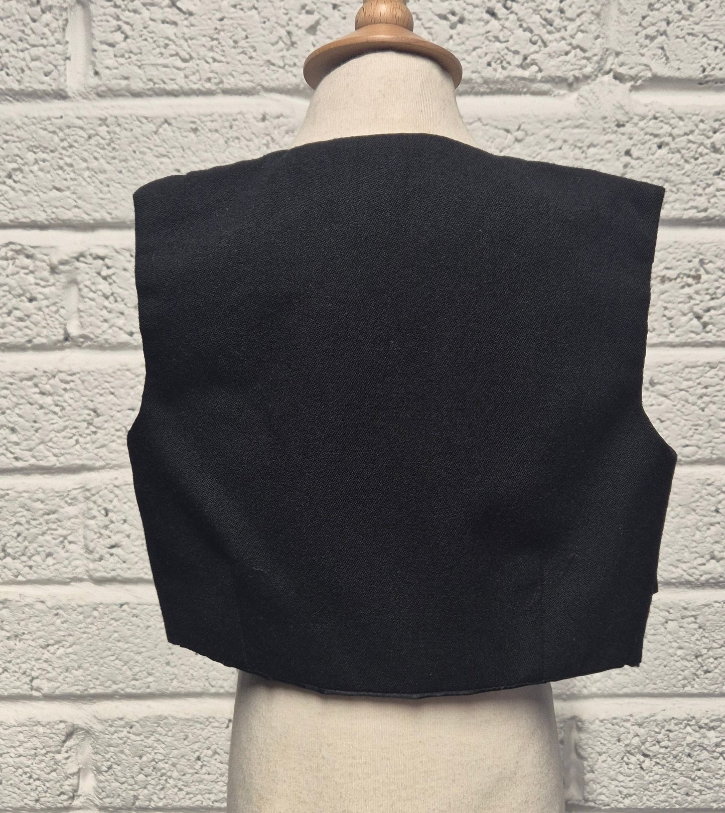 Ex-Hire KIDS Argyll 5-Button Waistcoat (ONLY) 22"Short  Plain Back