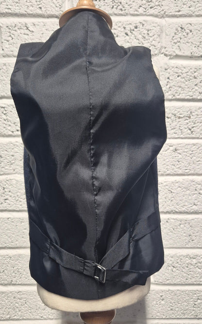 Ex-Hire KIDS Navy Tweed Waistcoat (ONLY) - Various Sizes