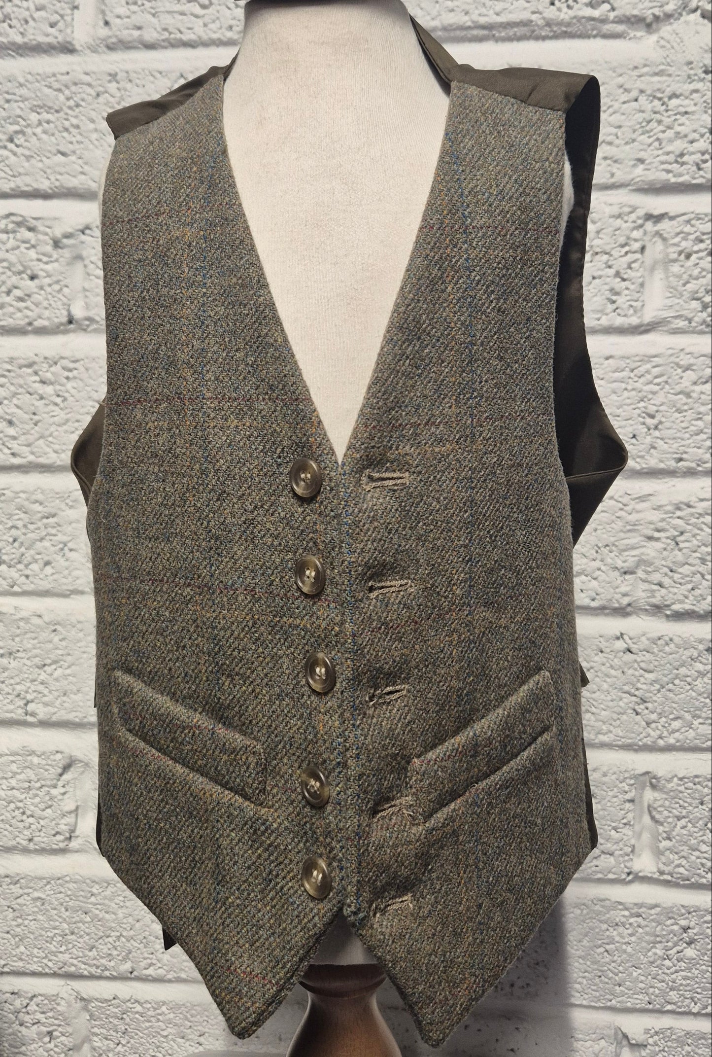 Ex-Hire KIDS Lovat Nicolson Tweed Waistcoat ( ONLY) 26"