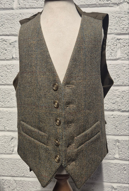 Ex-Hire KIDS Lovat Nicolson Tweed Waistcoat ( ONLY) 26"