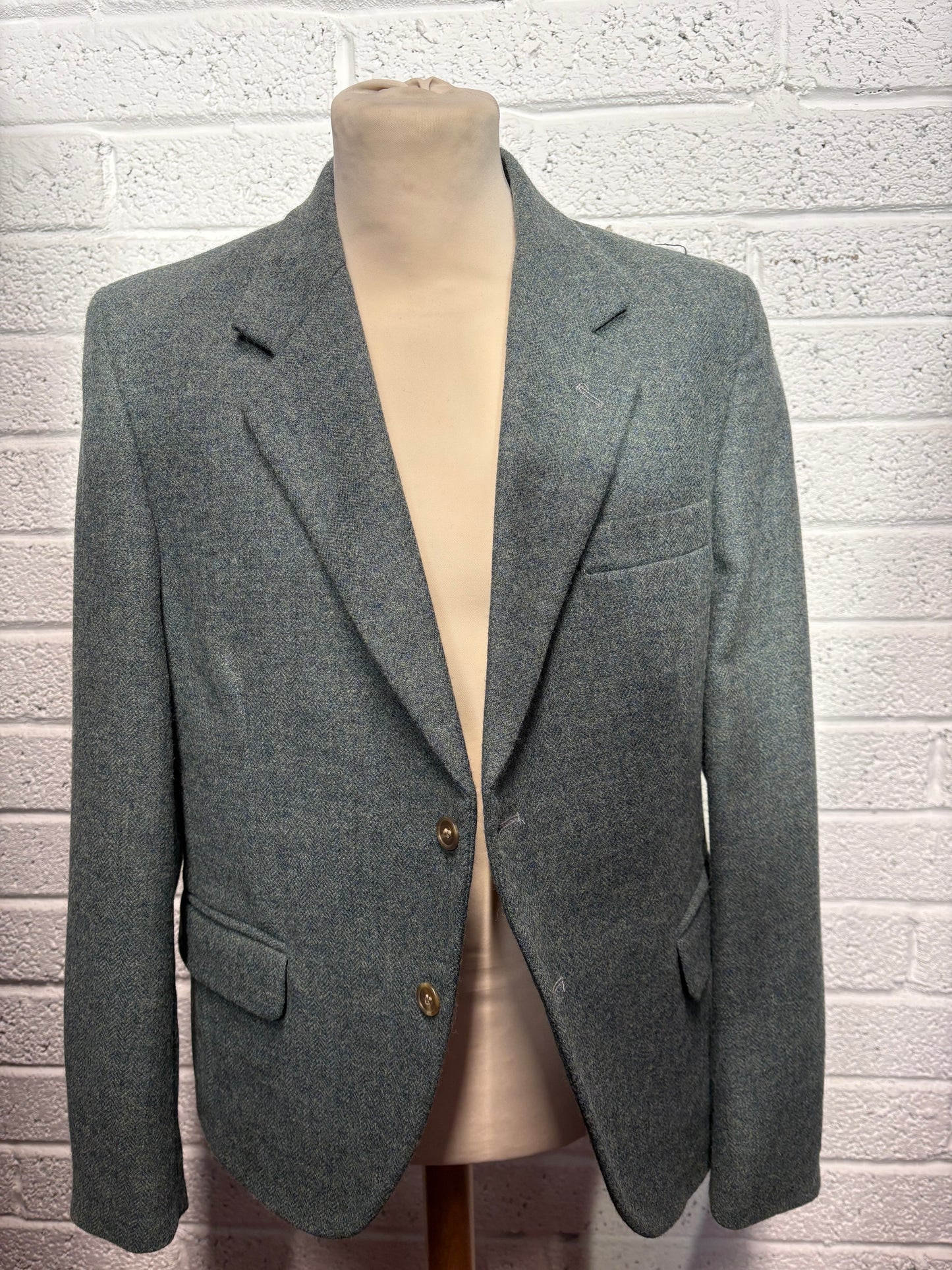 Ex- Hire Blue Tweed Jacket (ONLY)