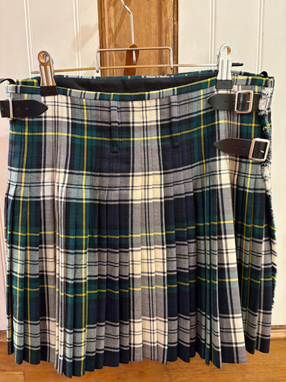 Sale Kilt Gordon Dress Modern Waist 46” Length 22.5”