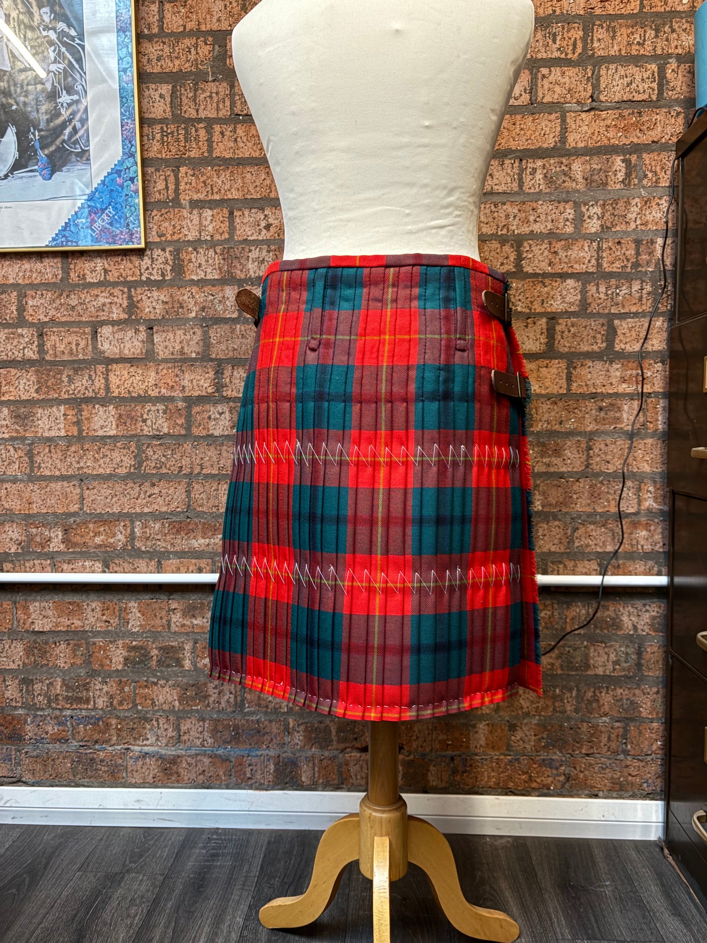 Sale Kilt Turnbull Dress Modern Waist 38” Length 22.5”