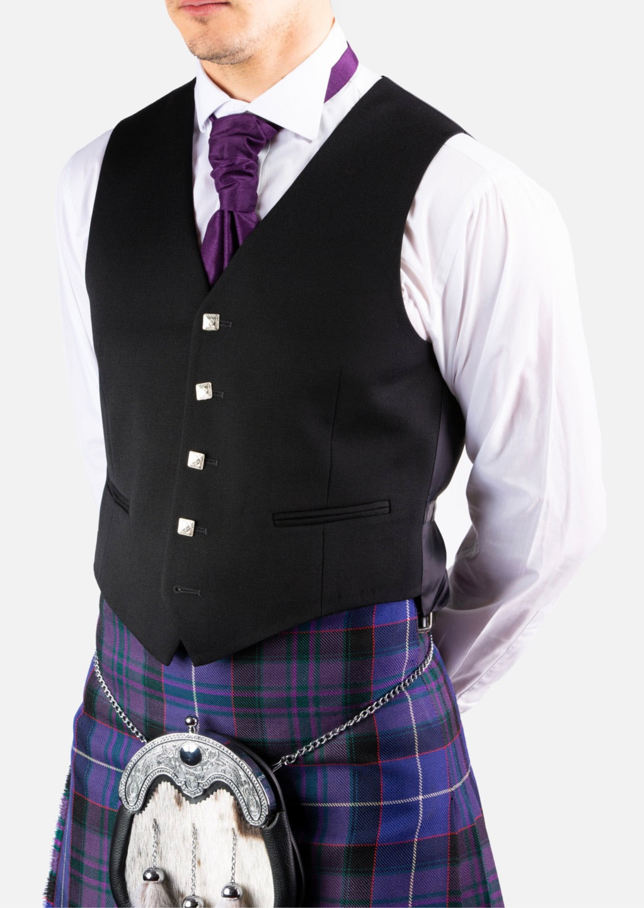 Ex-Hire Argyll 5-Button Waistcoat (ONLY)