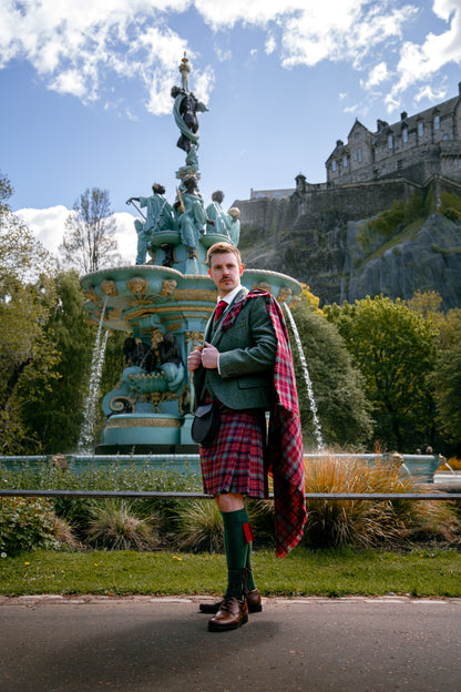 Red Nicolson Muted Hire Plaid