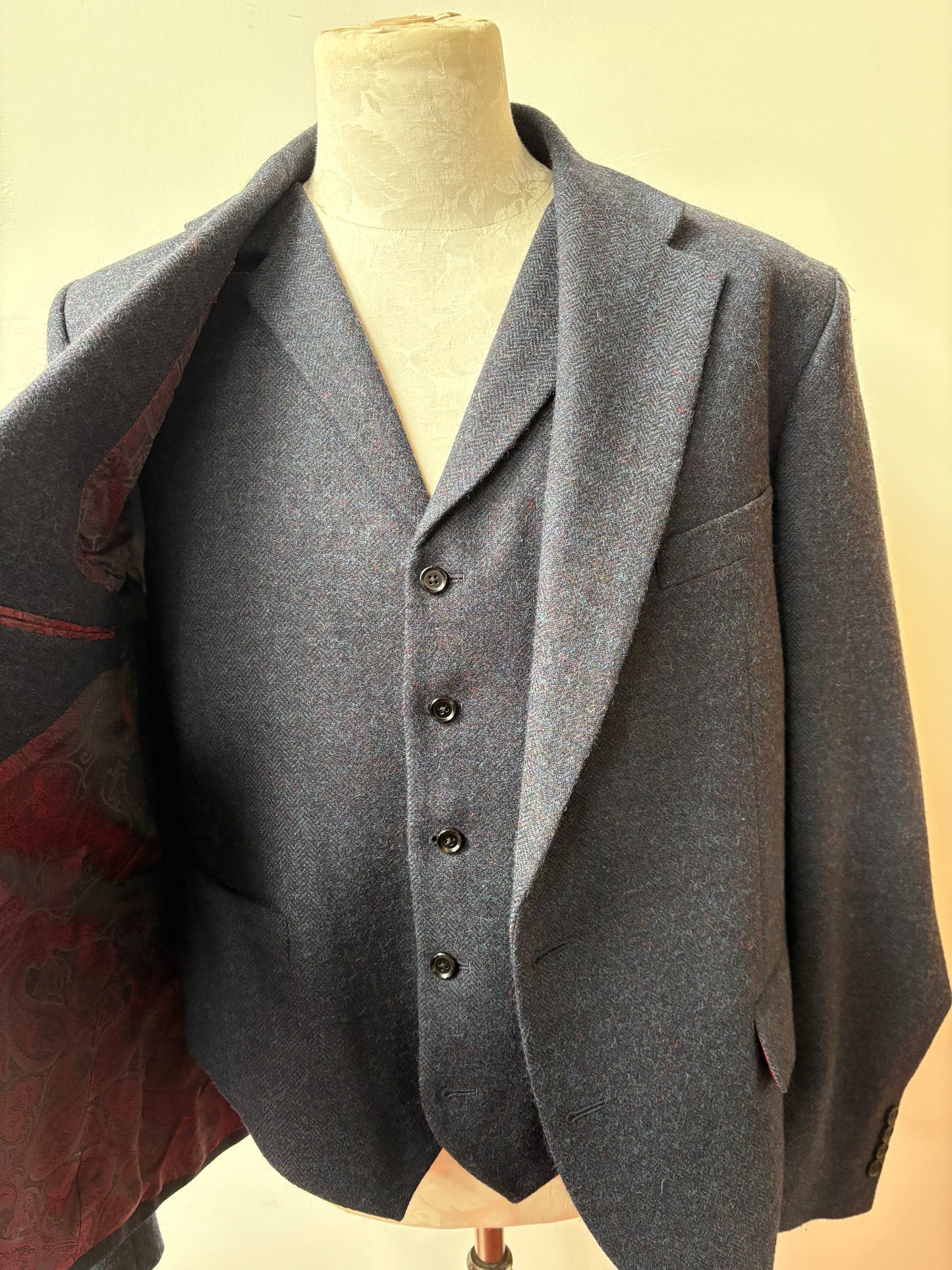 Ex-Hire Lovat Navy Jacket And Waistcoat