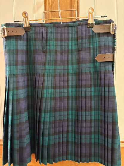 Sale Kilt Blackwatch Waist 42” Length 25”