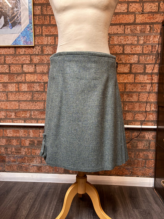 Sale Kilt Green Tweed Waist 38” Length 24”