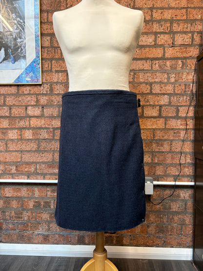 Sale Kilt Blue Tweed Waist 36” Length 23”