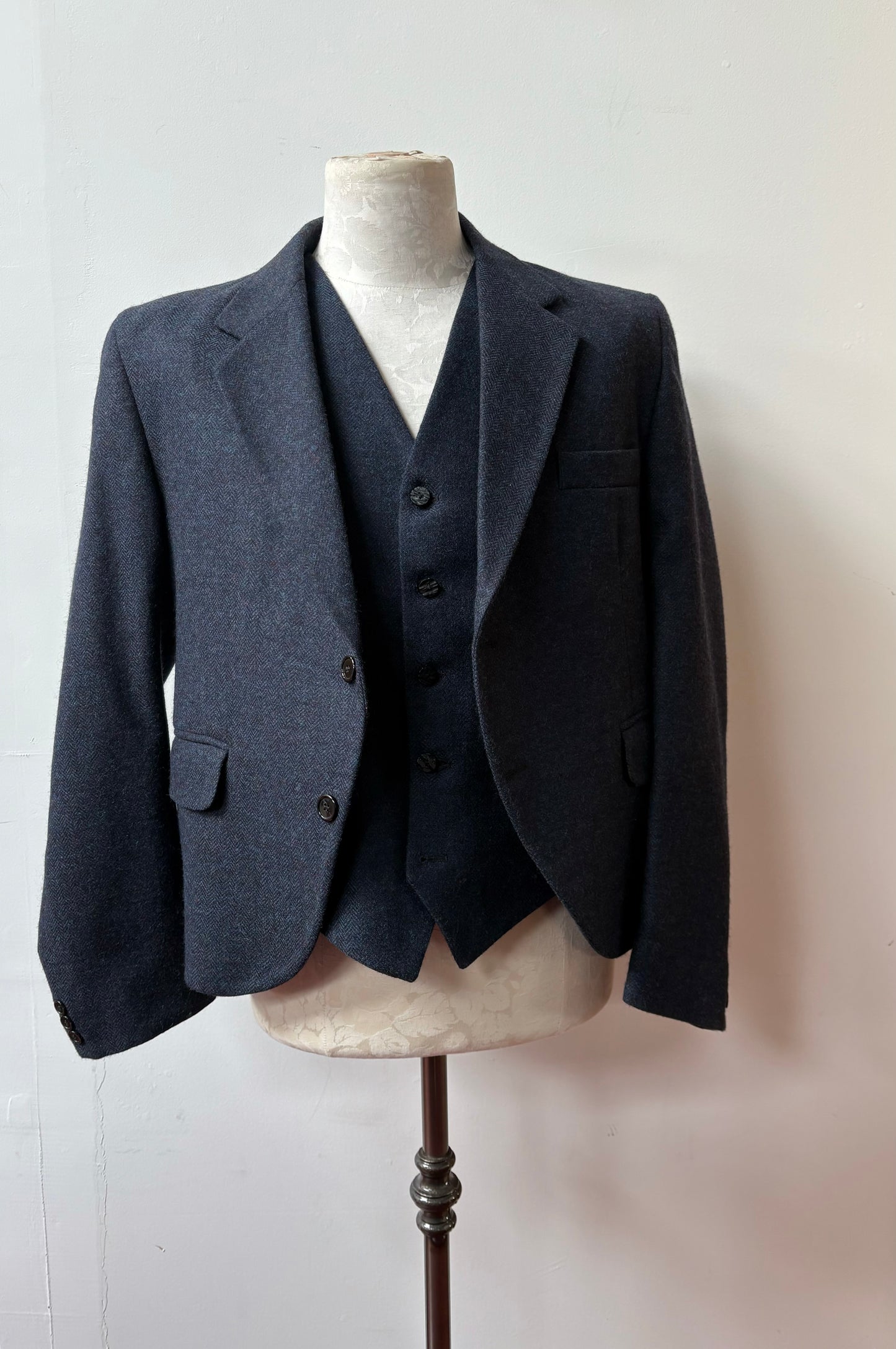 Ex-Hire Lovat Navy Jacket And Waistcoat