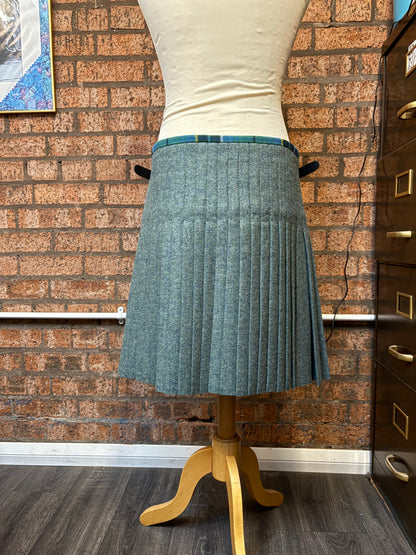 Sale Kilt Green Tweed Waist 36” Length 21”