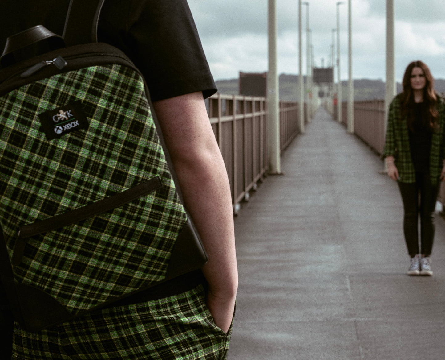 GNK x Xbox Tartan Backpack