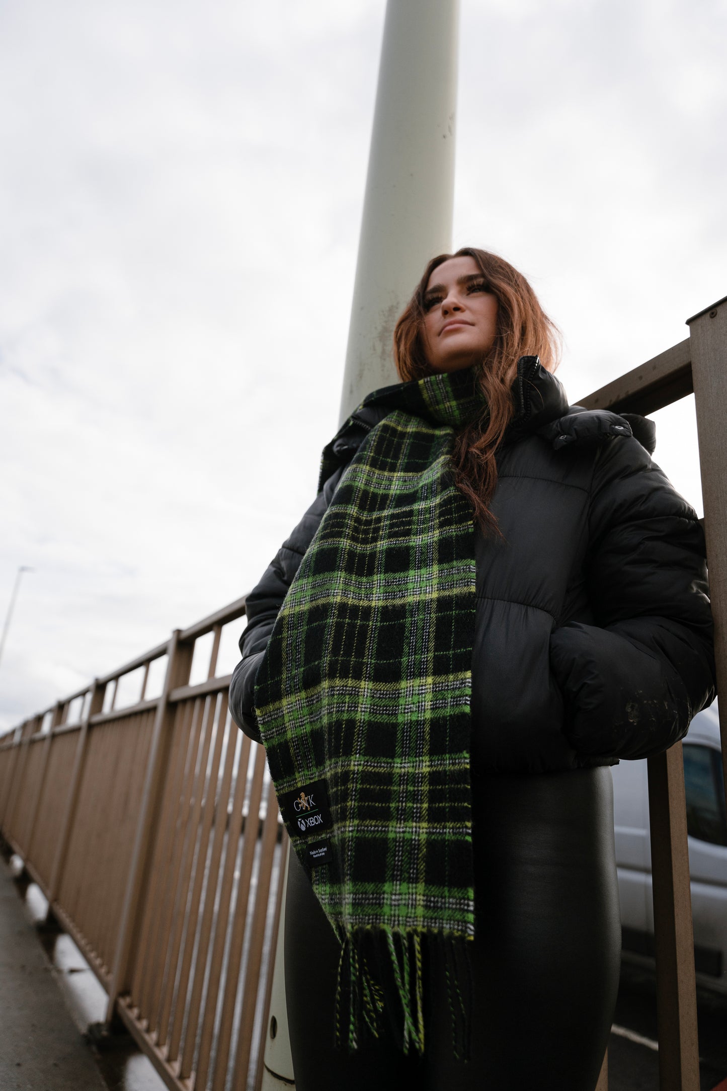 GNK x Xbox Tartan Lambswool Scarf