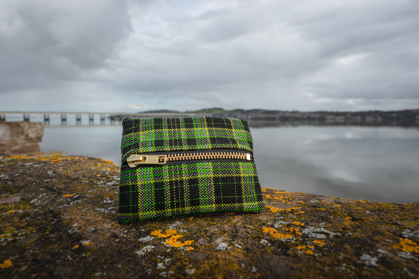 GNK x XBOX Tartan Zip Pouch