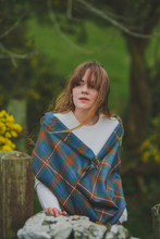 Load image into Gallery viewer, Ancient Hunting Fraser Tartan Outlandish Cowl Wrap Scarf